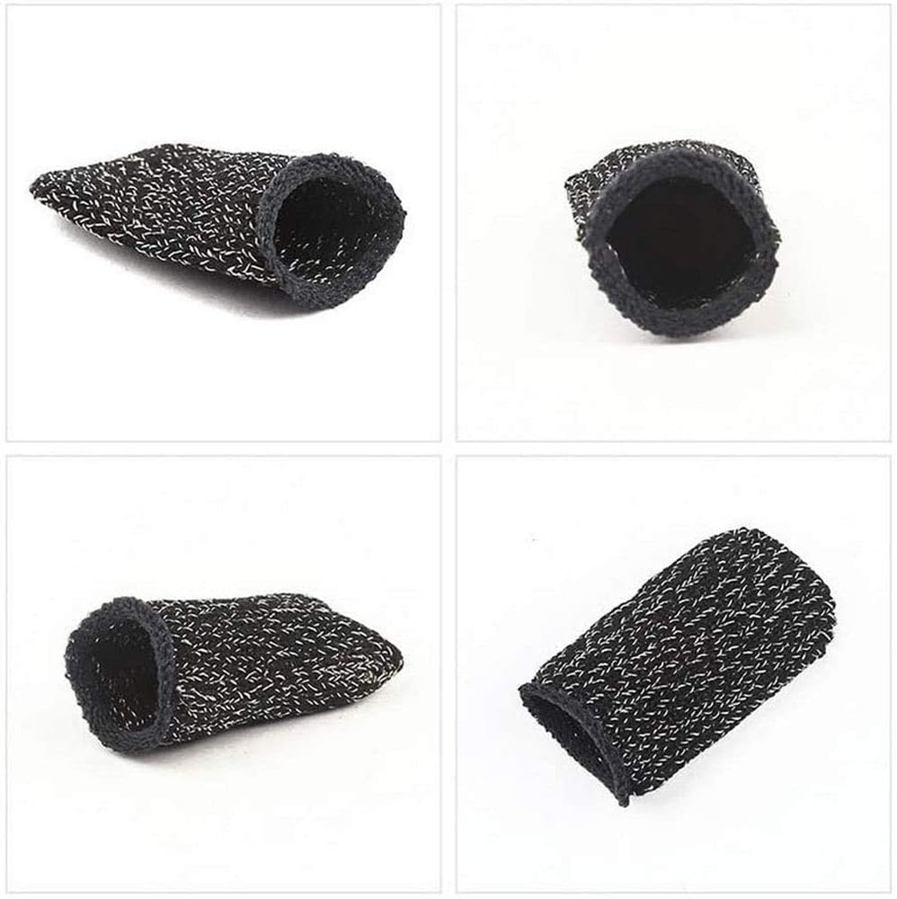 2 Pc Touch Screen Finger Sleeve, Mobile Game Fingering Sleeve, Anti-slip Anti-sweat Ultra-thin Breathable Touch Screen Finger Sleeves for Android Mobile Games